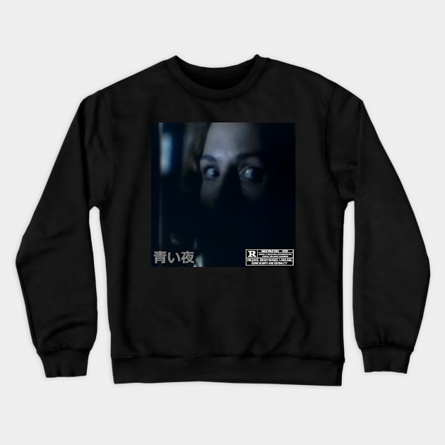 青い夜 Crewneck Sweatshirt by bluescreen